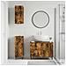 Set di armadietti da bagno in 3 pezzi ZWOLLE Rovere Fumo - Foto miniatura 9