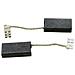 Spazzole di carbone per Bosch GSH 388 - 6,3 x 12,5 x 25 mm - coppia - Foto miniatura 2