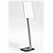pz. 1 Info Sign Stand A3 argento metallizzato 1.25 m 481323 - Foto miniatura 1
