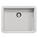 VST50AL Serie Cristalite Lavello da incasso Sintetico con 1 Vasca Dimensioni 50 x 38 cm Colore Alluminio - Foto miniatura 1