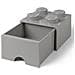 Contenitore Brick 4 Colore Grigio - Foto miniatura 1