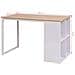 Scrivania 120x60x75 cm Rovere e Bianco - Foto miniatura 3