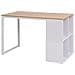Scrivania 120x60x75 cm Rovere e Bianco - Foto miniatura 1