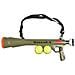 Spara Palline Bazook-9 per Cani con 2 Palline da Tennis 517029 - Foto miniatura 1