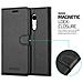 Custodia Compatibile Con Xiaomi Redmi Note 4 In Nero Carbone - Coperchio Protettiva Con Chiusura Magnetica, Funzione Stand E Tasca Per Le Carte - Foto miniatura 6