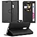 Custodia Compatibile Con Xiaomi Redmi Note 4 In Nero Carbone - Coperchio Protettiva Con Chiusura Magnetica, Funzione Stand E Tasca Per Le Carte - Foto miniatura 8
