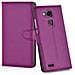 Custodia Compatibile Con Huawei D3 Mate 7 In Violetta Ametista - Coperchio Protettiva Con Chiusura Magnetica, Funzione Stand E Tasca Per Le Carte - Foto miniatura 7