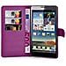Custodia Compatibile Con Huawei D3 Mate 7 In Violetta Ametista - Coperchio Protettiva Con Chiusura Magnetica, Funzione Stand E Tasca Per Le Carte - Foto miniatura 8
