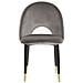 Set Di 2 Sedie Da Pranzo In Velluto Grigio Magalia - Foto miniatura 8