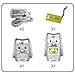 Babymonitor Ha Forma Di Gufo, Modello: Bm2300, Colori: Grigio - Foto miniatura 2