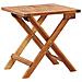 Tavolo Da Giardino Pieghevole 40x40x40 Cm In Massello D'acacia - Foto miniatura 1