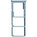 Alloggio Sim Samsung Galaxy A51 Supporto Scheda Sim + Scheda Micro Sd - Blu - Foto miniatura 5