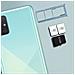 Alloggio Sim Samsung Galaxy A51 Supporto Scheda Sim + Scheda Micro Sd - Blu - Foto miniatura 6