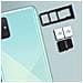Alloggio Sim Samsung Galaxy A51 Supporto Scheda Sim + Scheda Micro Sd - Blu - Foto miniatura 2