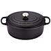 Cocotte Ghisa Ovale 35 Nero Matt Int - Foto miniatura 1