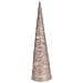 Albero A Forma Di Cono Con 40 Led 80cm Oro - Foto miniatura 1