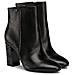 Scarpa Donna Lariah Ankle Boot Logo Heel Leather Black Fl8larlea09black. 36 - Foto miniatura 1