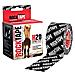 Kinesiologia Tape Atleti Extra Sticky Water Resistant Ridurre Il Dolore E Lesioni Recupero 5cm X 5m Uncut H2o Nero Logo - Foto miniatura 1