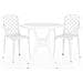 Set Da Bistrot 3 Pz In Alluminio Pressofuso Bianco - Foto miniatura 2