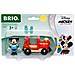 Disney Mickey Mouse & Locomotiva - Trenino Senza Batteria Per Circuito Trenino In Legno - Ravensburger - Da 3 Anni - 32282 - Foto miniatura 3