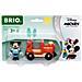 Disney Mickey Mouse & Locomotiva - Trenino Senza Batteria Per Circuito Trenino In Legno - Ravensburger - Da 3 Anni - 32282 - Foto miniatura 1