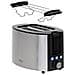 Toaster Cr 3215 Potenza 1000 W, Numero Di Slot 2, Materiale Alloggiamento Acciaio Inossidabile, Nero / acciaio Inossidabile - Foto miniatura 4