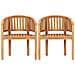 Set Salotto da Giardino 5 pz Design Curvo in Massello di Teak - Foto miniatura 5