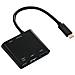 00135729 USB 3.1-C HDMI / USB 3.1-C / USB 3.1-A Nero cavo di interfaccia e adattatore - Foto miniatura 1