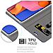 Custodia Compatibile Con Samsung Galaxy A20s In Blu Scuro Nero - Coperchio Protettiva Con Chiusura Magnetica, Funzione Stand E Tasca Per Le Carte - Foto miniatura 5