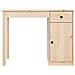Scrivania 100x50x75 Cm In Legno Massello Di Pino - Foto miniatura 9