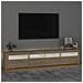Mobile Porta Tv Con Luci Led Rovere Sonoma 210x35x40 Cm - Foto miniatura 3