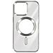 Cover Magsafe Per Iphone 15 Pro Silicone Bordo Cromato Argento - Foto miniatura 6