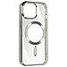 Cover Magsafe Per Iphone 15 Pro Silicone Bordo Cromato Argento - Foto miniatura 7