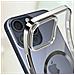 Cover Magsafe Per Iphone 15 Pro Silicone Bordo Cromato Argento - Foto miniatura 5