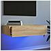 Mobile Porta Tv Con Luci Led Rovere Sonoma 60x35x15,5 Cm - Foto miniatura 1
