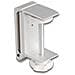 Supporto per cuffie regolabile per montaggio su scrivania alluminio argento - Foto miniatura 5