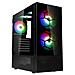 Case Observatory MX Glass ARGB Middi Tower ATX, micro ATX, Mini-ITX 2 Porte USB 3.0 Colore Nero (Finestrato) - Foto miniatura 1
