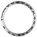 Anello Con Castone In Acciaio Inossidabile Per Samsung Gear S2 Classic Sm-r732 Silver - Foto miniatura 3