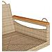 Panchina a Dondolo Beige 63x62x40 cm in Polyrattan - Foto miniatura 4