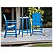 Tavolo Da Bar Da Giardino Adirondack 60 Cm 59 Cm Materiale Sintetico Blu - Foto miniatura 1