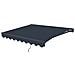 Tenda Manuale A Manovella 2,5m X 2m - - Vecchio - Retrattile - Idrorepellente - Grigio - Anti-uv - Tessuto Premium 320m² - Foto miniatura 5
