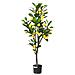 Albero di Limoni Artificiale 136 Foglie 120 cm Verde - Foto miniatura 1