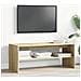 Mobile Porta Tv Rovere Sonoma 100x40x40 Cm In Legno Multistrato - Foto miniatura 3