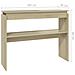 Lusso Casadino -  Tavolino Consolle Rovere Sonoma 102x30x80 Cm Legno Multistrato - Foto miniatura 5