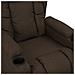 Lusso Casadino -  Poltrona Alzapersona Marrone Scuro In Tessuto - Foto miniatura 7
