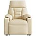 Poltrona Alzapersona Reclinabile Crema in Tessuto - Foto miniatura 5