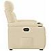 Poltrona Alzapersona Reclinabile Crema in Tessuto - Foto miniatura 6