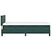 Letto con Sommier e Materasso Verde Scuro 90x200 cm Velluto - Foto miniatura 9