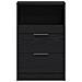 Comodino  Nero Rovere 40x35x65 cm Realizzato in Legno Ingegnerizzato - Foto miniatura 6