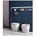 Sanitari Filo Muro Metropolitan : Wc, Bidet, Copriwater Bianco - Foto miniatura 1